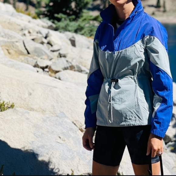 Lululemon Evergreen Anorak Jacket Charged Indigo / Seal Grey - Picture 1 of 10